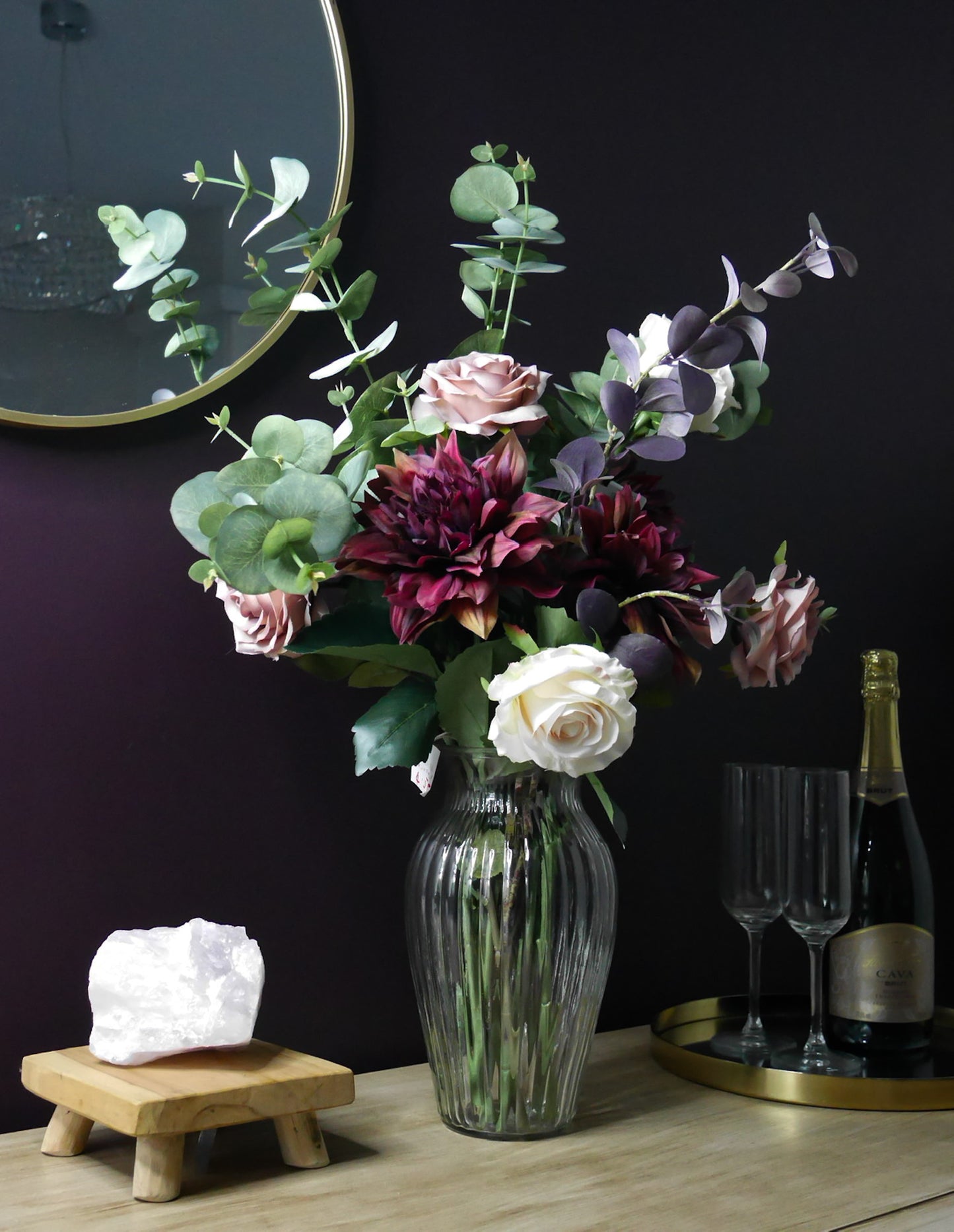 Wine & Roses Bouquet