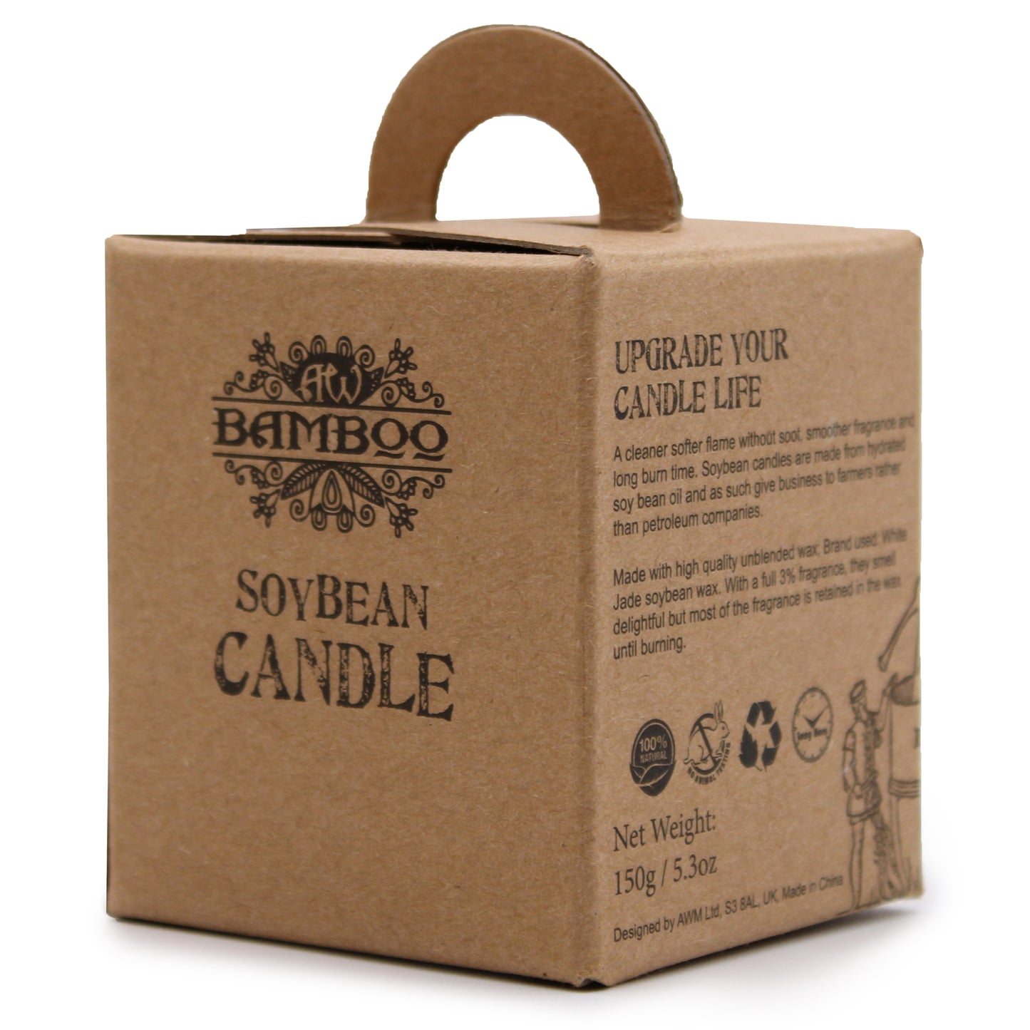 SOY BEAN JAR CANDLE baby powder