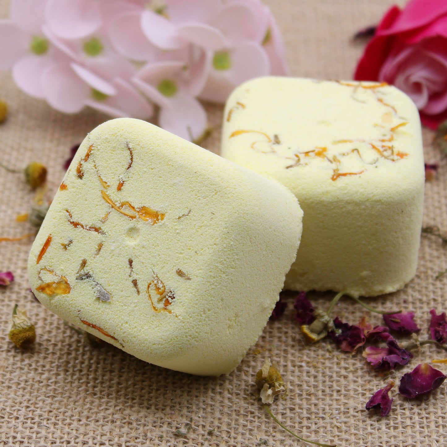 FOCUS BOOSTER - 5 x Aromatherapy Shower Steamer with Essential Oils Spearmint & Lemon