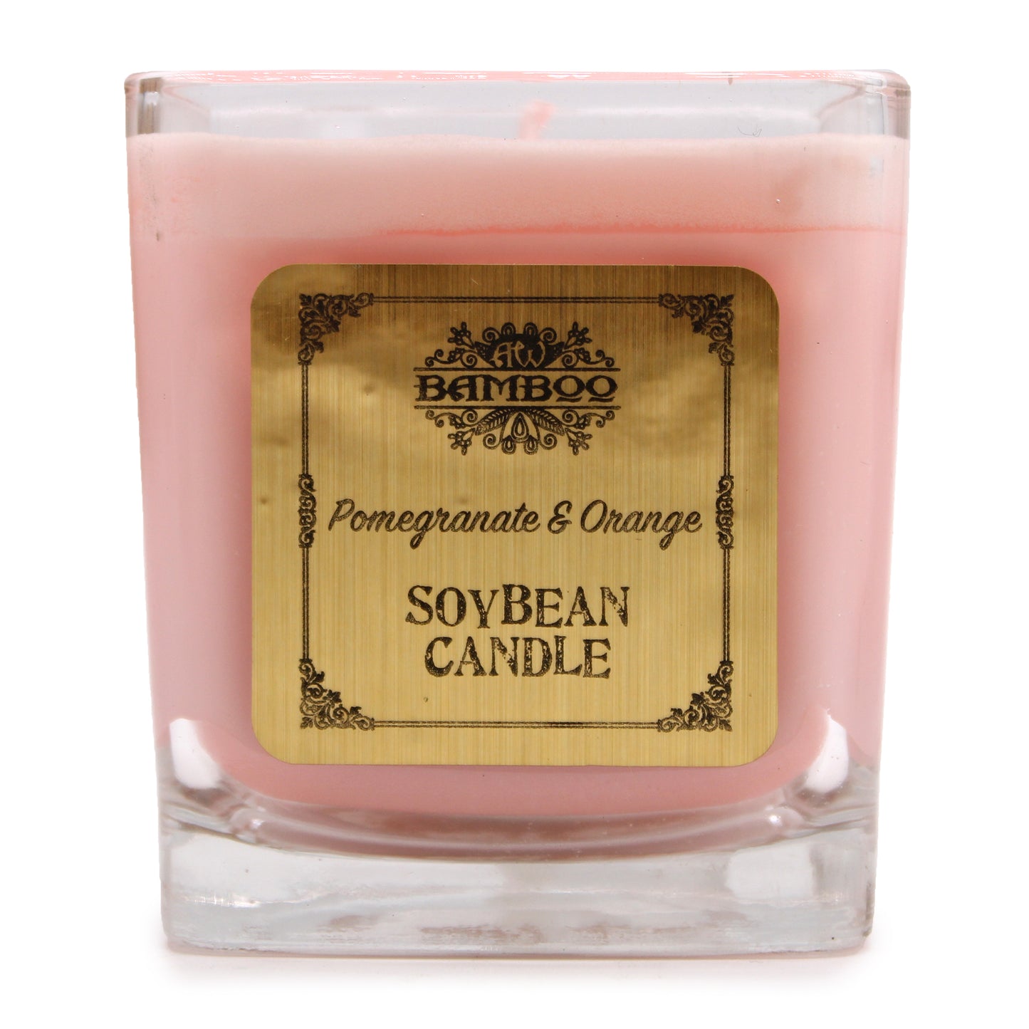 SOY BEAN JAR CANDLE pomegranate and orange