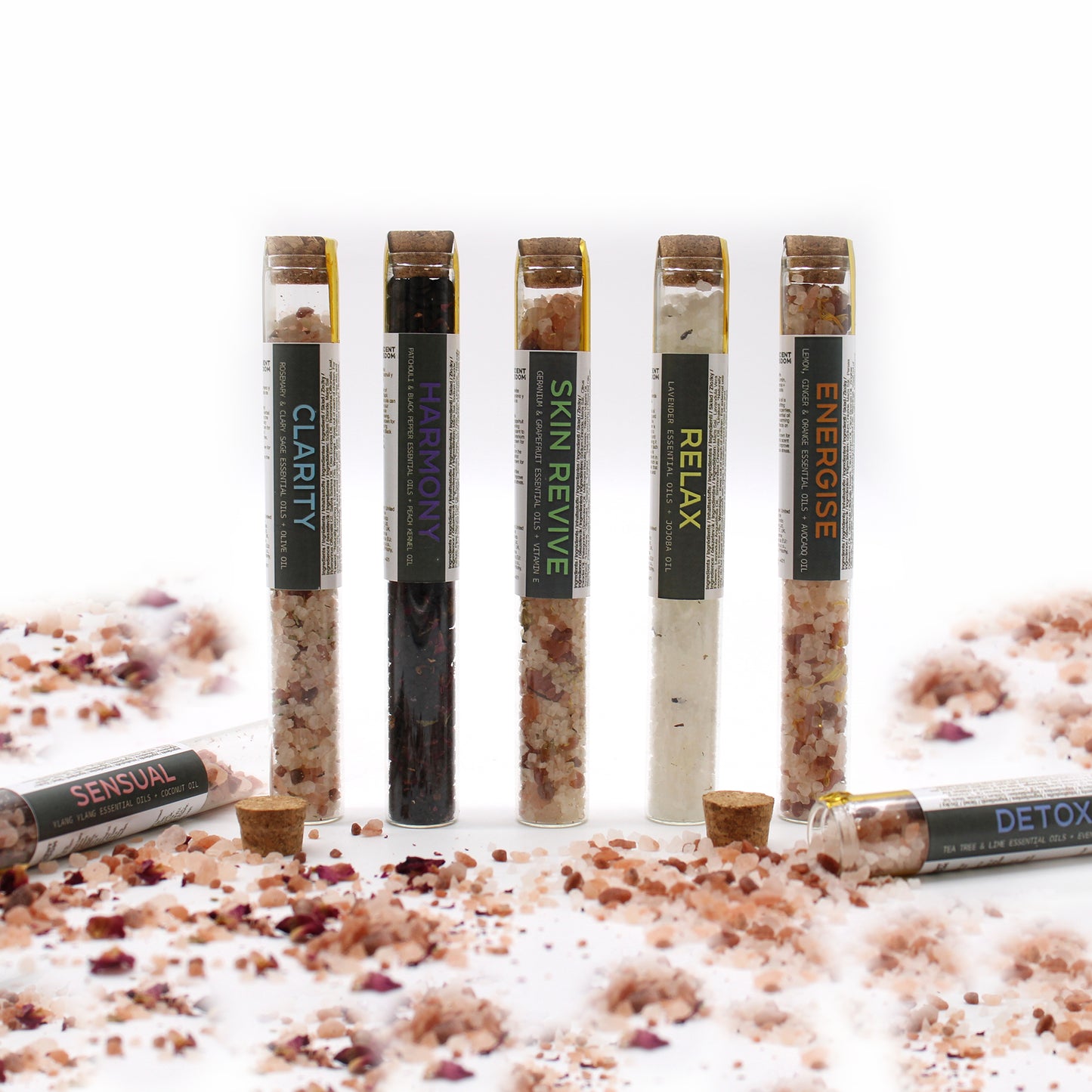 BATH SALT VIALS - 7 days of Healing Waters
