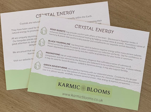 Crème Elite Orchid © with Green Aventurine