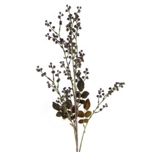 85cm 6 X Artificial Dark Berry Stems