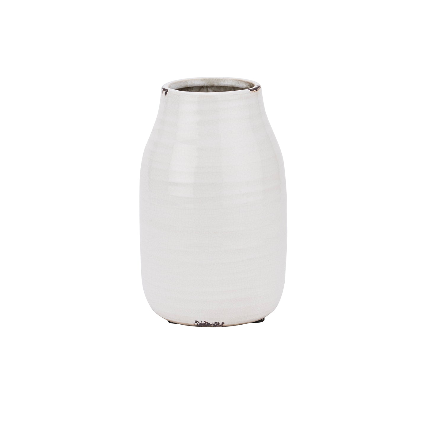 Distressed garda White Stephanie Vase