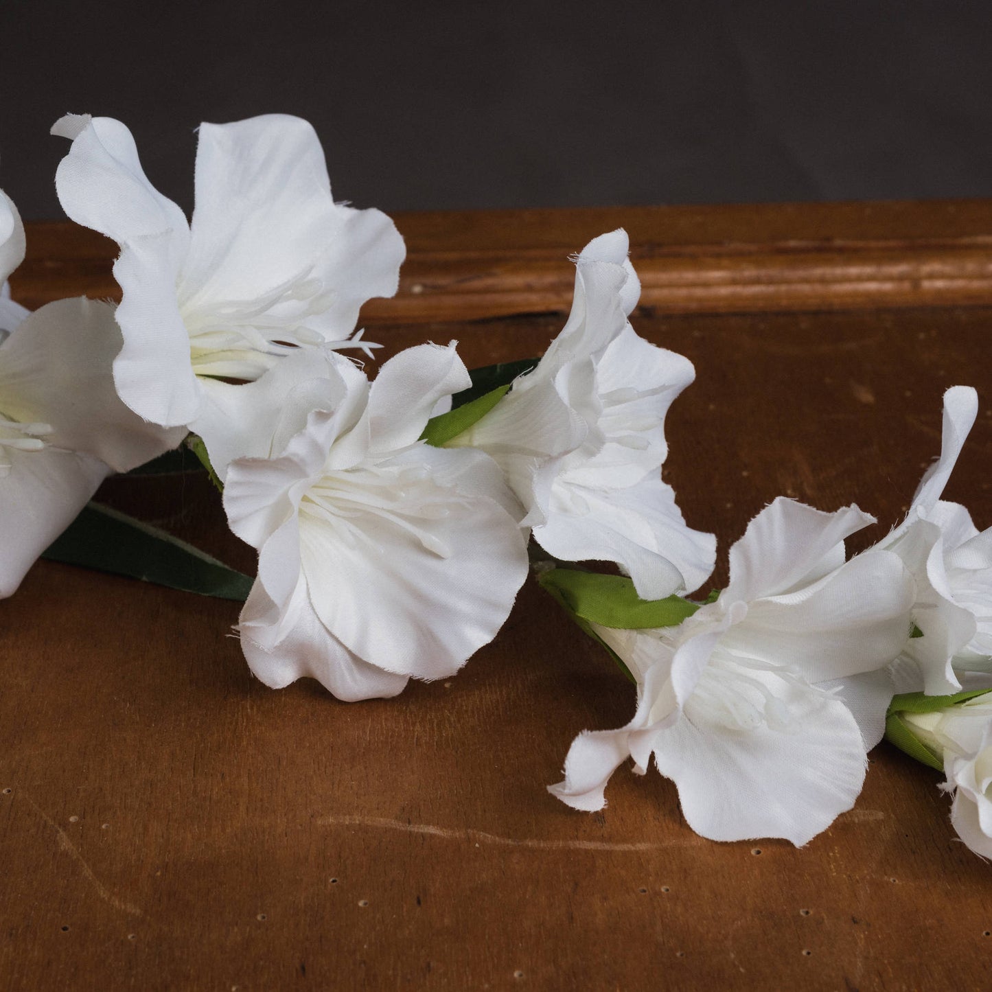 Tall White Gladioli