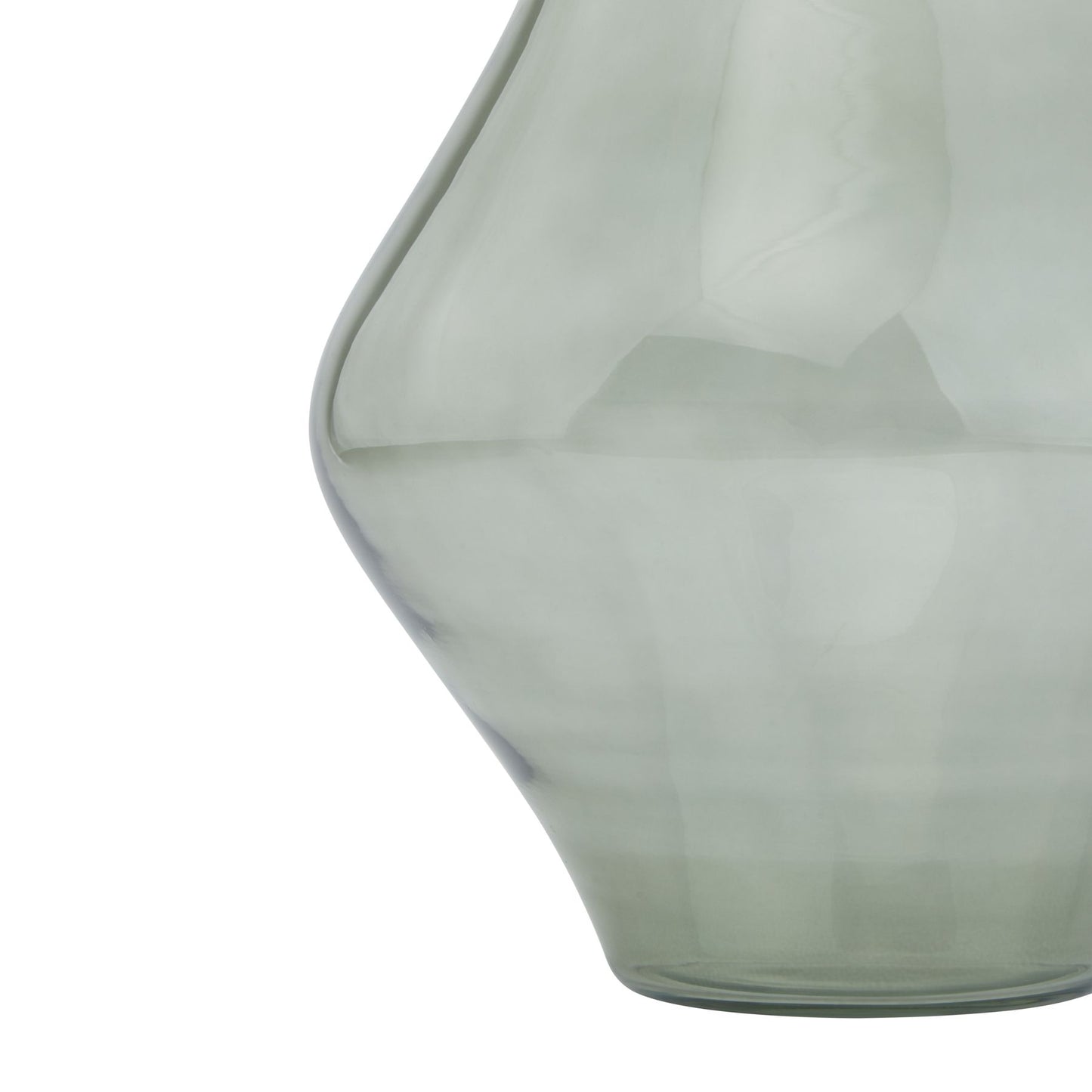 Bouquet Sage Green Glass Vase