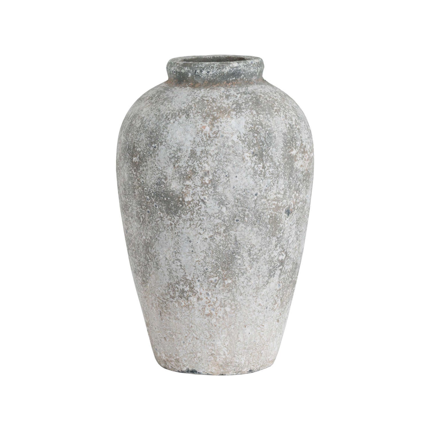 Karmic Tall Stone Aged Ceramic Vase