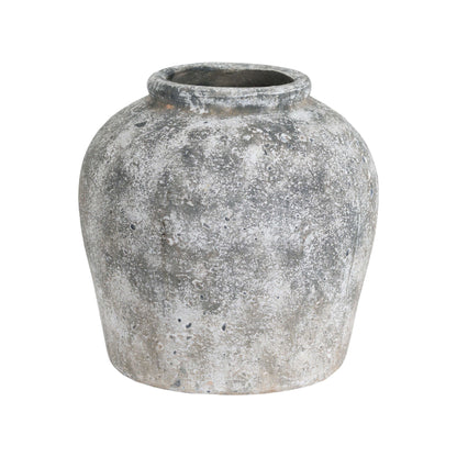 Karmic Aged Stone Ceramic Vase