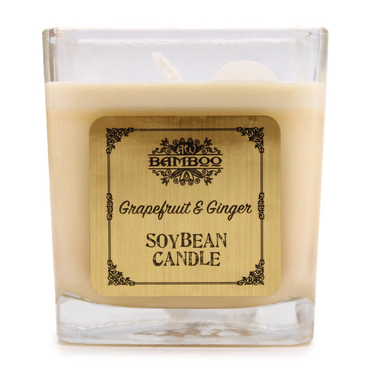 SOY BEAN JAR CANDLE grapefruit and ginger