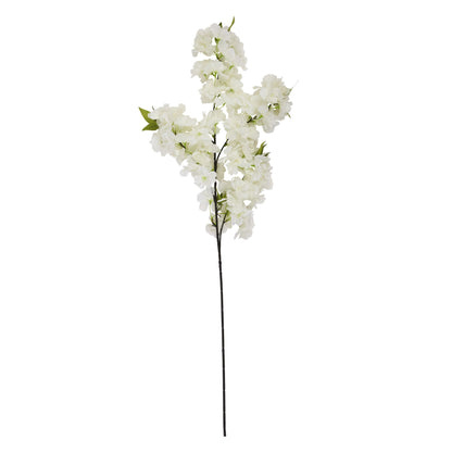 large White full Cherry Blossom Stem