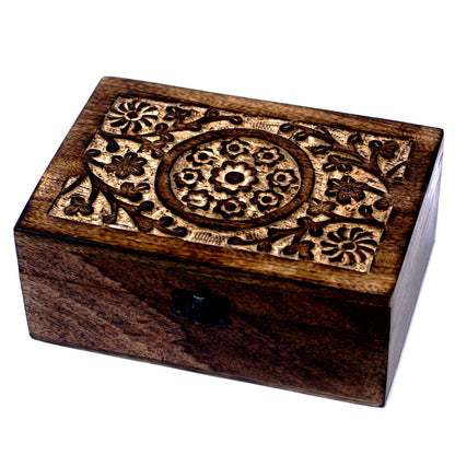 Essential Oil Aromatherapy Storage Box Mango LARGE - Floral design