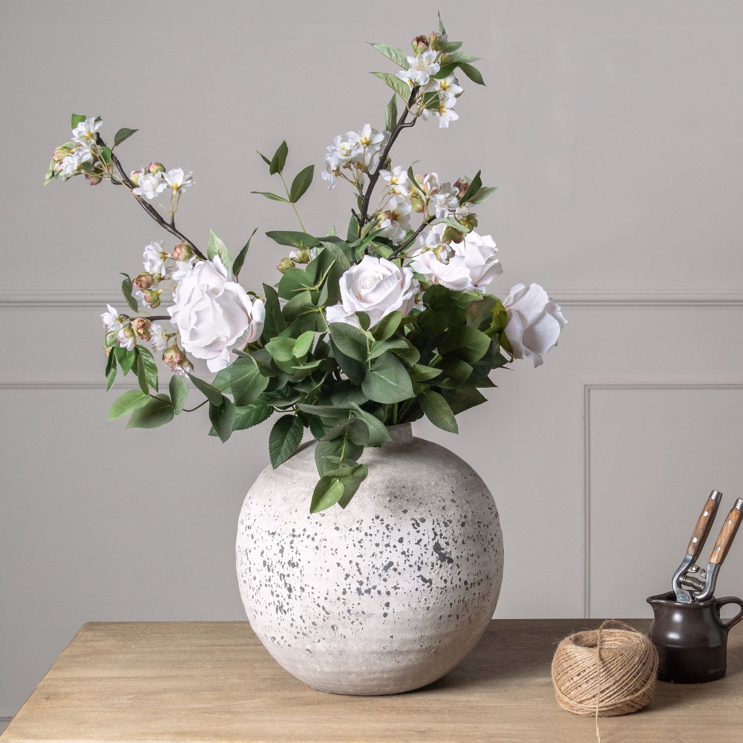 Tiber Stone ceramic vase