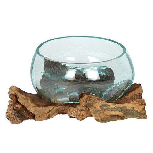 Molten Glass on Root Wood