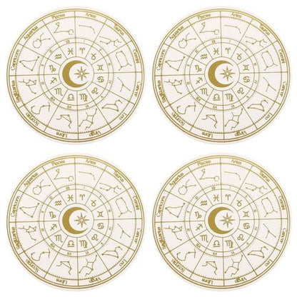 Astrology Wheel Coaster Set